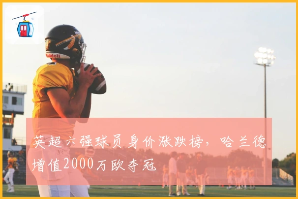 英超六强球员身价涨跌榜,哈兰德增值2000万欧夺冠